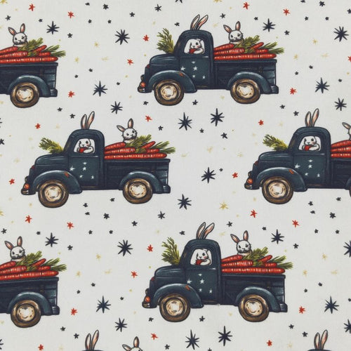 Bunny Truck Boy Romper