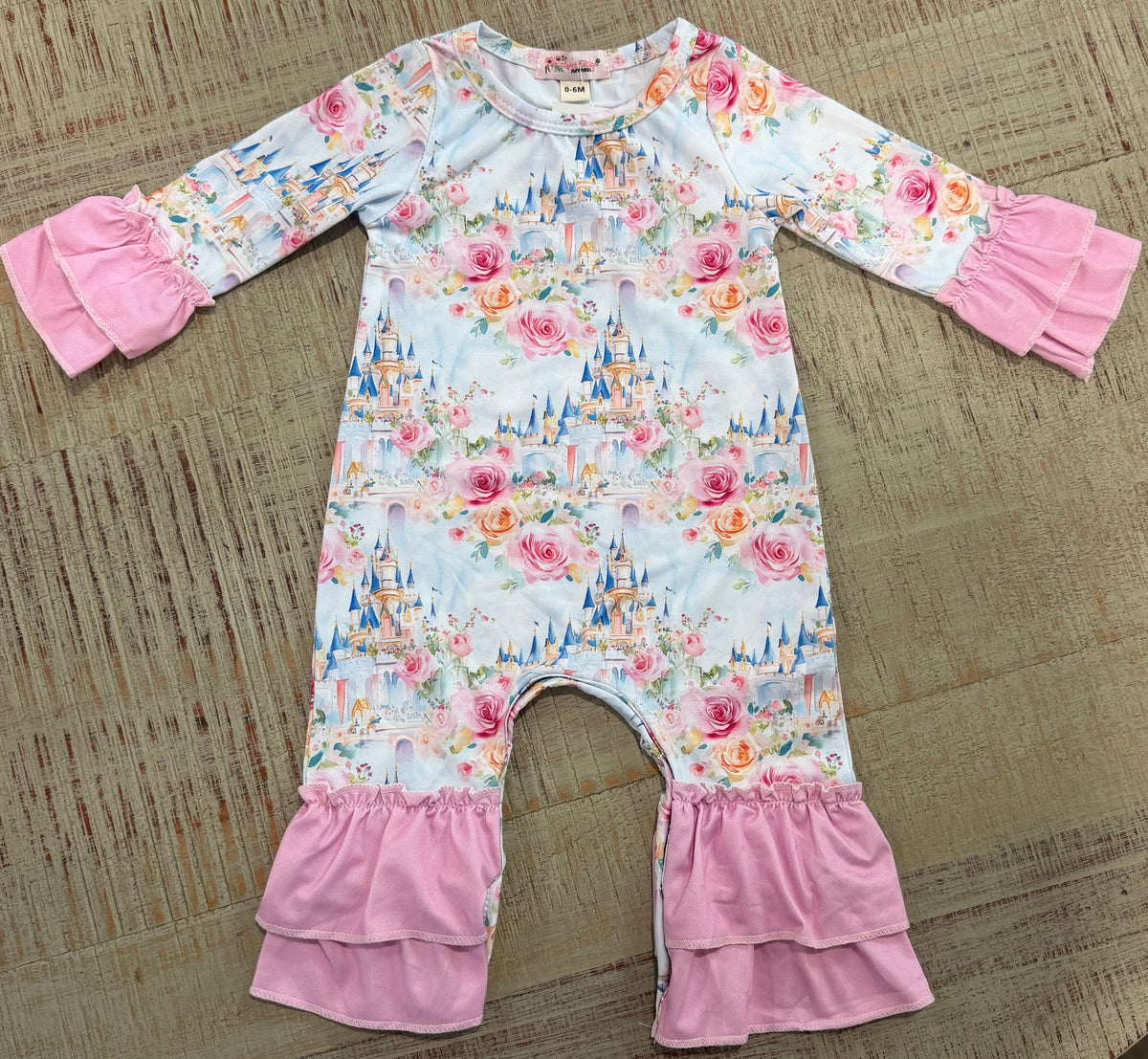 Blossoming Kingdom Romper- Pink