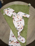 Sundance Canyon Knotted Gown and Blanket Set