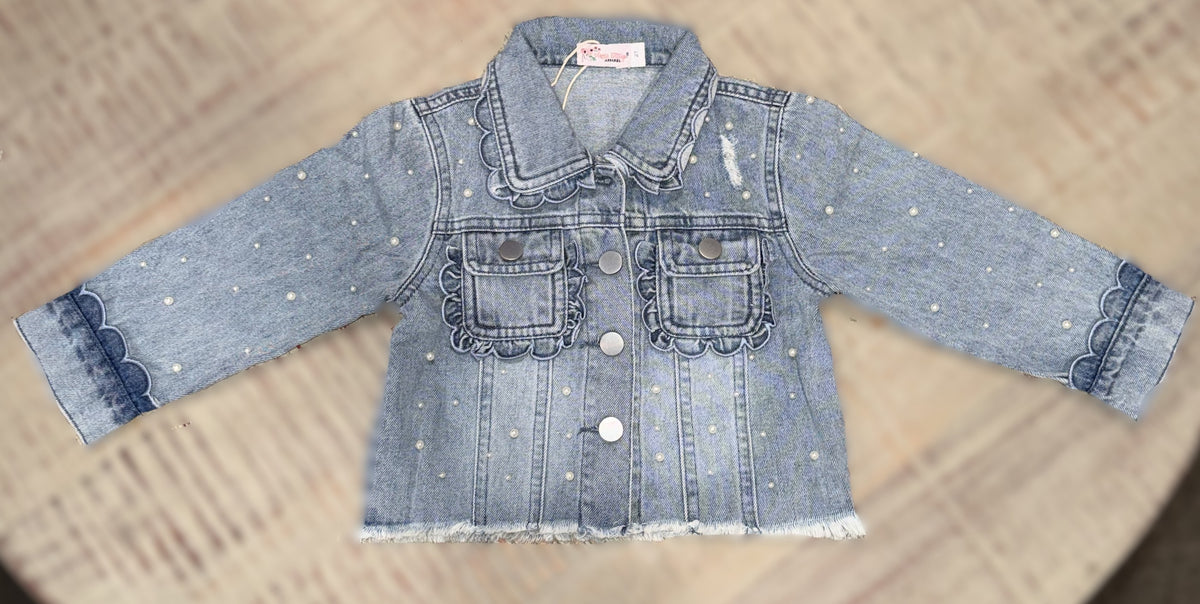 Scallop Pearl Jean Jackets
