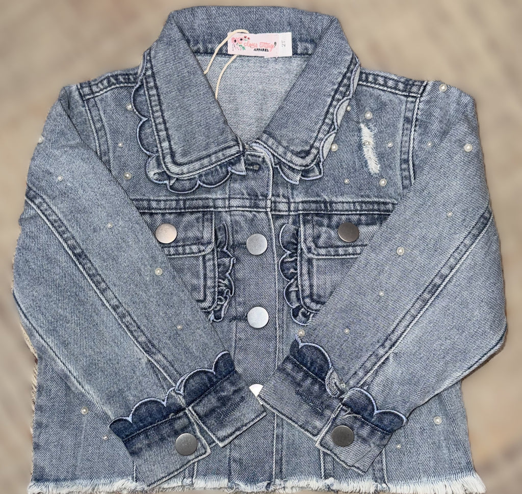 Scallop Pearl Jean Jackets