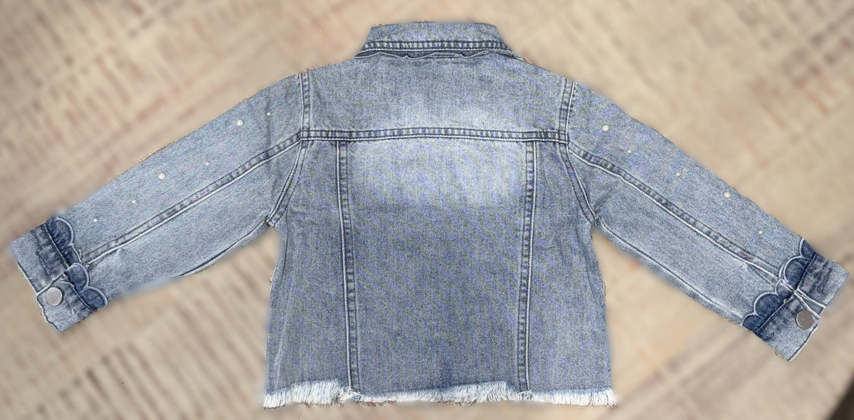 Scallop Pearl Jean Jackets