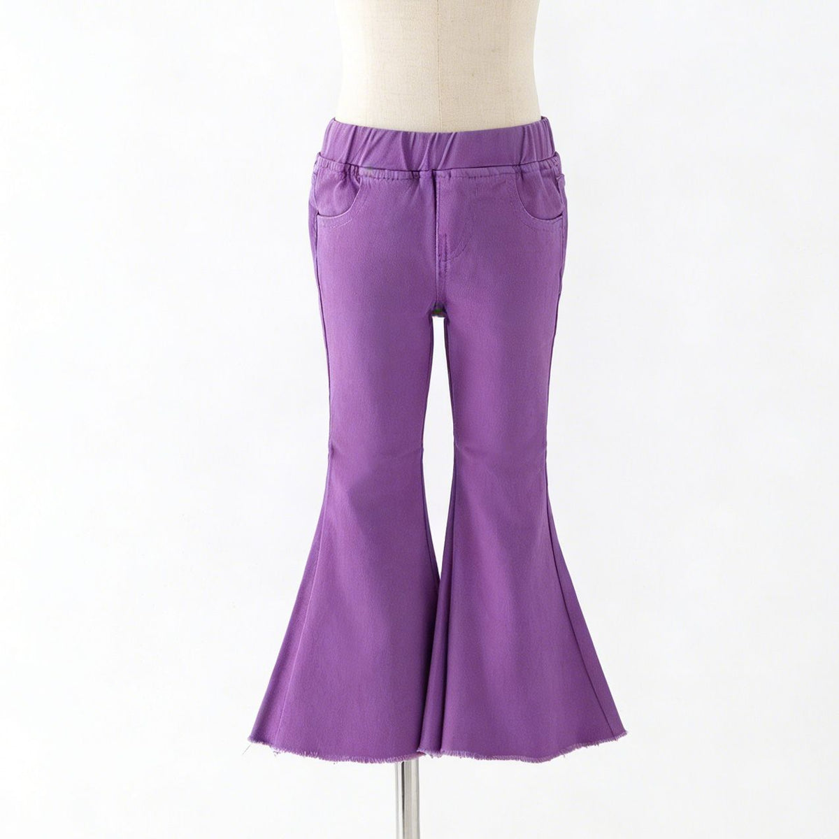 Purple Denim Flares