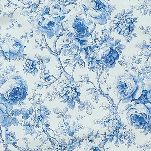 Blue Rose Chinoiserie Baby Romper
